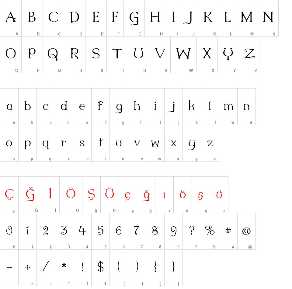 MilleniGem font